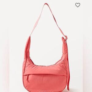 NWT! Athleta All About Crossbody Hobo Bag - Small - Mimosa Pink
